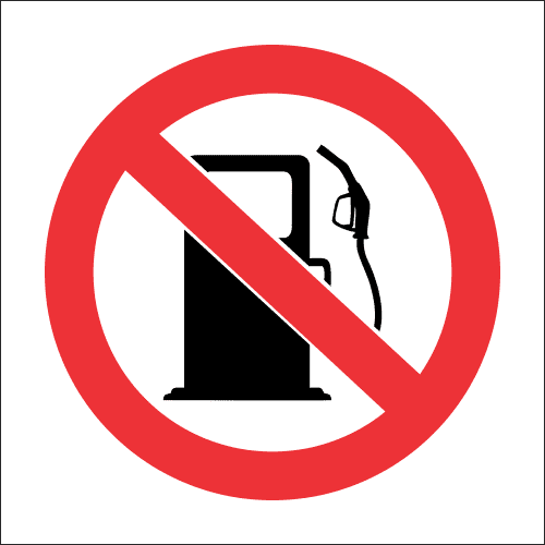 PR28 - No Fuel Sign