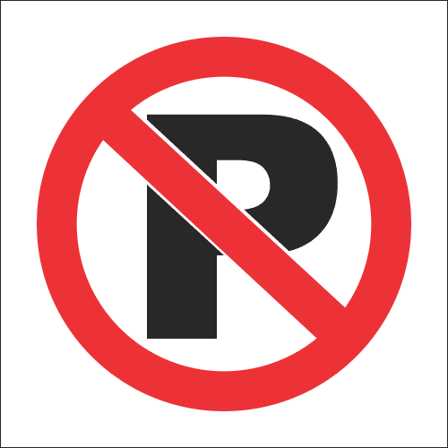 PR29 - No Parking Sign