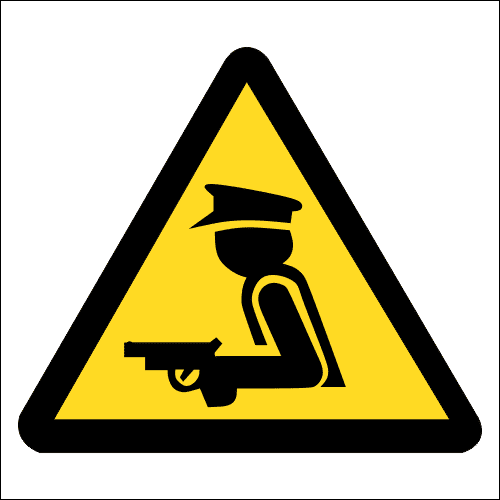 SE84 - Armed Security Guard Sign