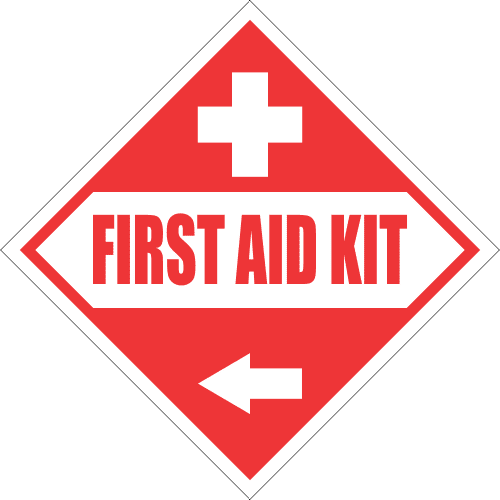 FA51 - First Aid Kit Left Sign