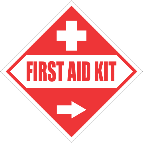 FA52 - First Aid Kit Right Sign