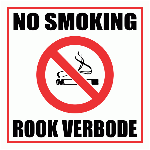 SM7 - No Smoking Sign