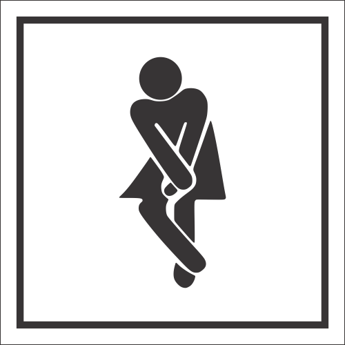 T47 - Funny Female Toilet Sign