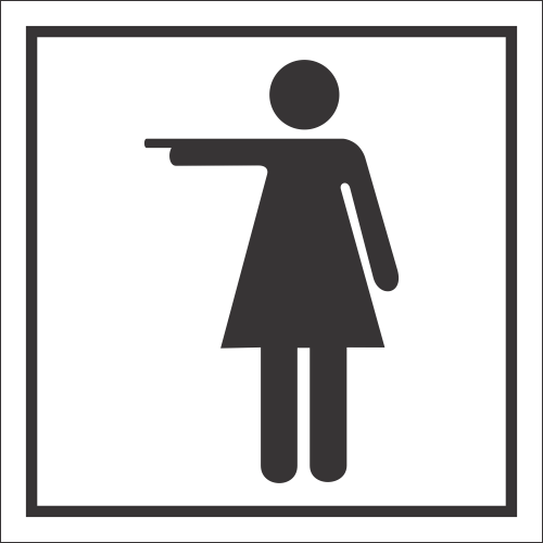 T53 - Womens Toilets Left Sign