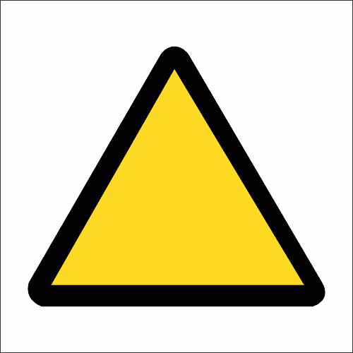 WW1 - General Hazard Safety Sign