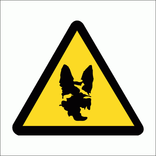 WW19 - Beware Of The Dog Safety Sign