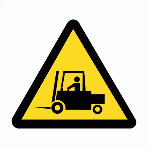 WW20 - Beware Of Forklifts Safety Sign