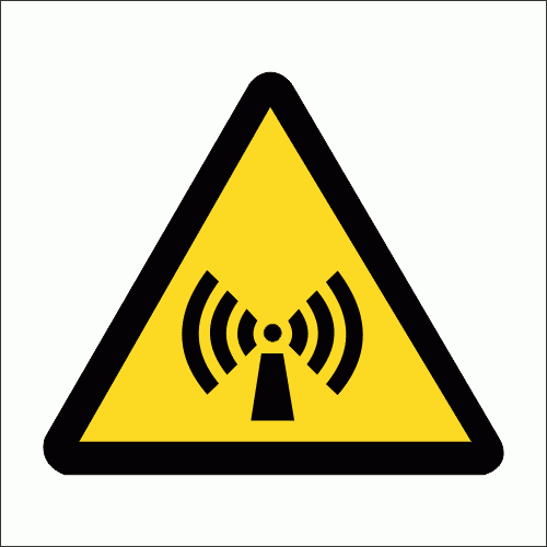 WW26 - Non Ionizing Radiation Safety Sign