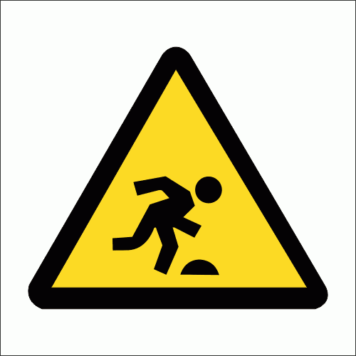 WW33 - Tripping Hazard Safety Sign