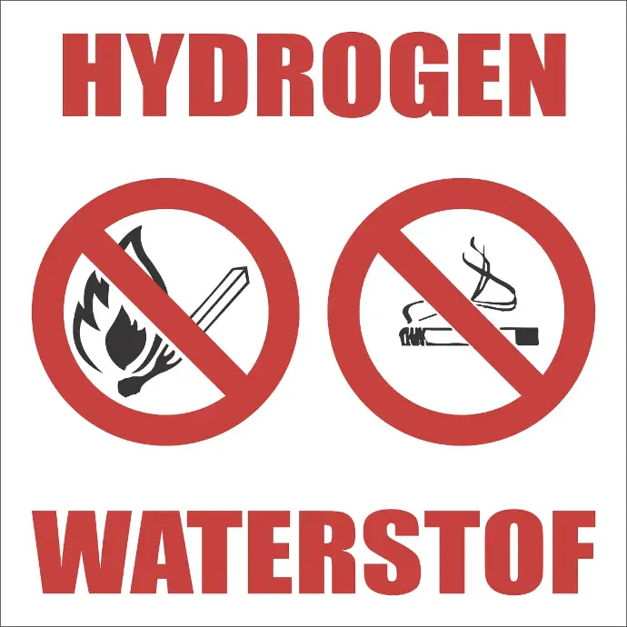 FR3 - Hydrogen Safety Sign