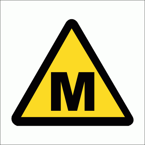 WW9 - Methane Hazard Safety Sign