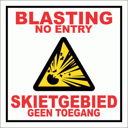 C1 - Blasting Sign