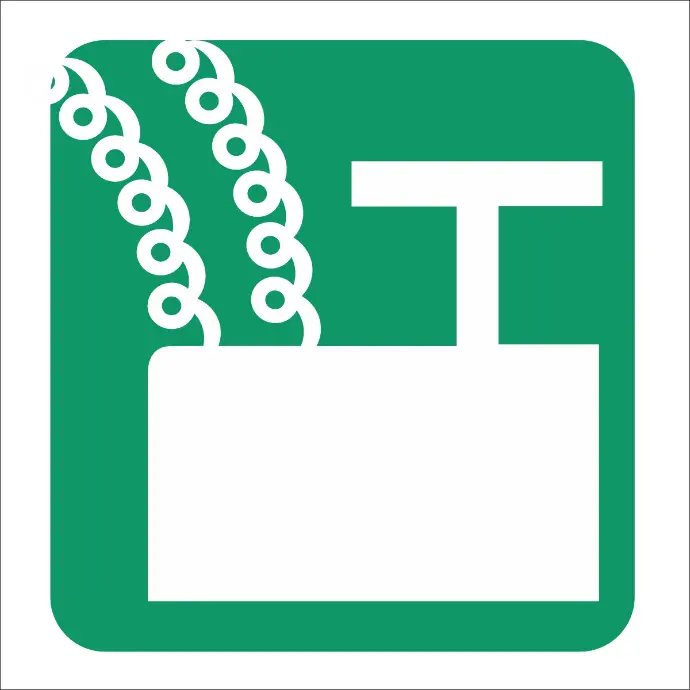 GA7 - SABS Blasting point safety sign