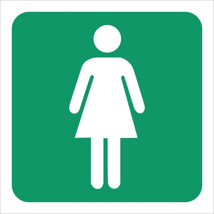 GA10 - Ladies Toilet Sign