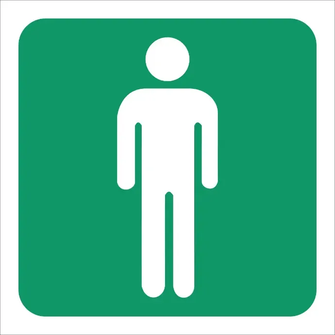 GA11 - Gents Toilet Sign