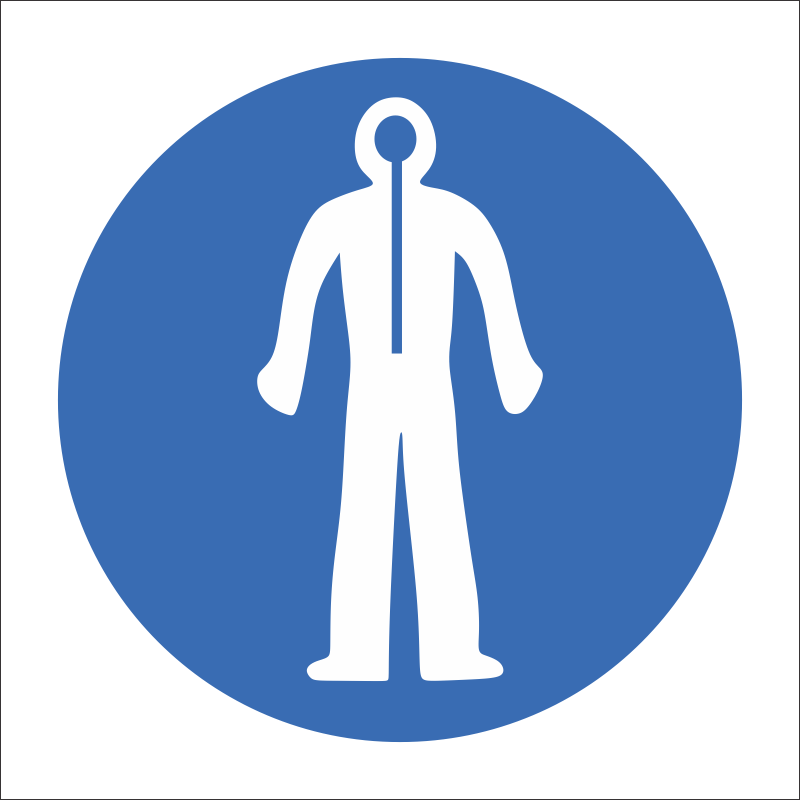 MV24 - SABS Thermal suit safety sign