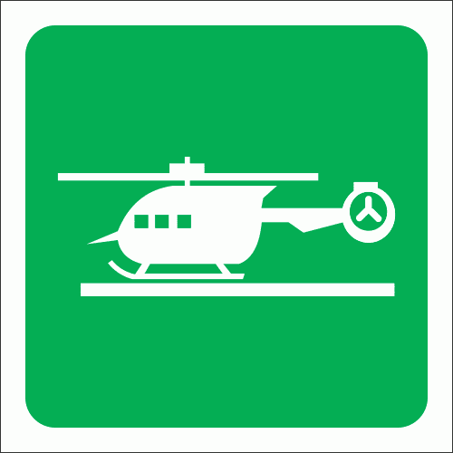 GA28 - Helicopter Pad Sign
