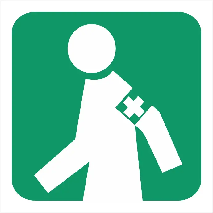 GA5 - Manned First Aid Station Sign