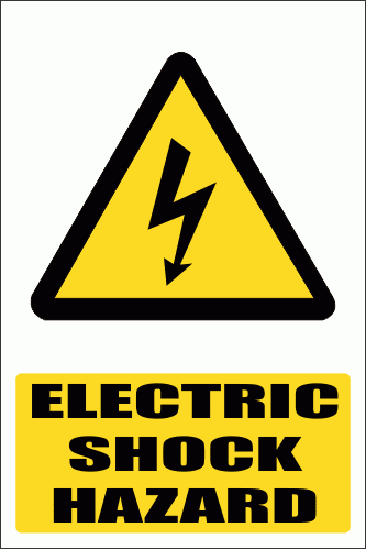 EL1E - Electrical Shock Hazard Explanatory Sign