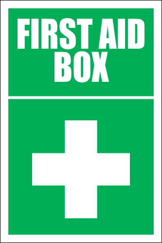 FA17 - First Aid Box Sign