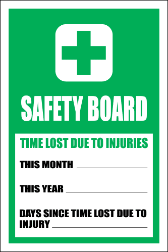 FA21 - Safety Board Sign