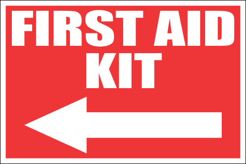 FA36 - First Aid Kit Left Sign