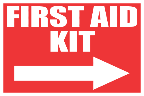 FA37 - First Aid Kit Right Sign