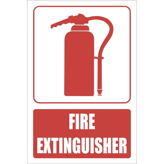 FB2E - Fire Extinguisher Explanatory Safety Sign