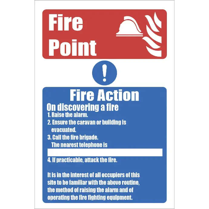 FR28 - Fire Point Safety Sign