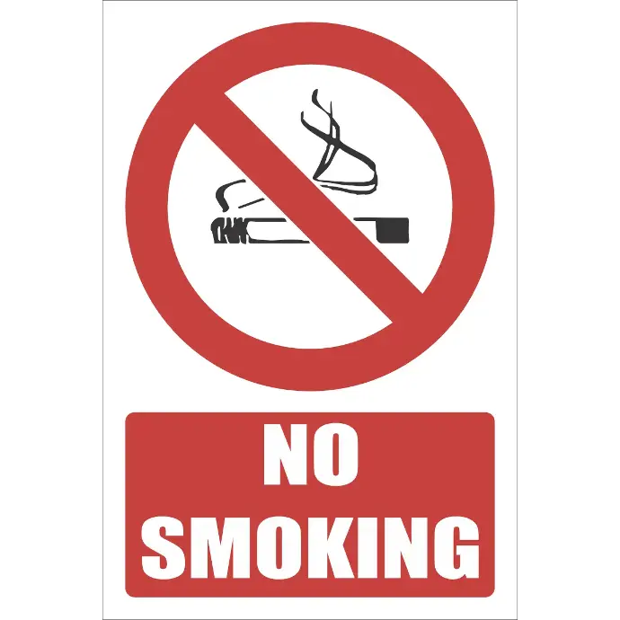 FR2E - No Smoking Explanatory Safety Sign