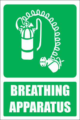 GA24E - Breathing Apparatus Explanatory Sign