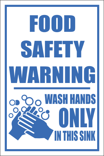 H9 - Food Safety Warning Sign