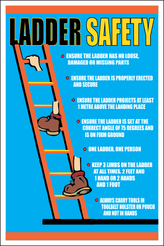 LD22 - Ladder Safety Sign