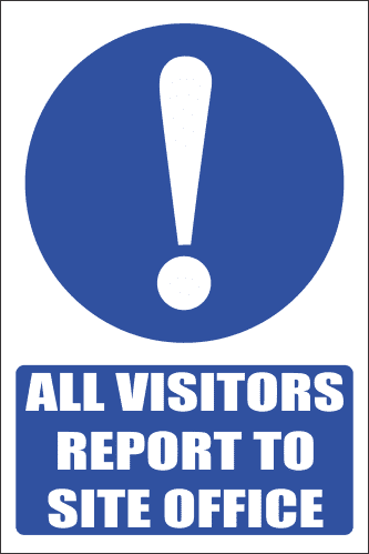 MA32 - All Visitors Safety Sign