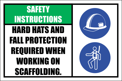 SC23 - Safety Instructions Sign