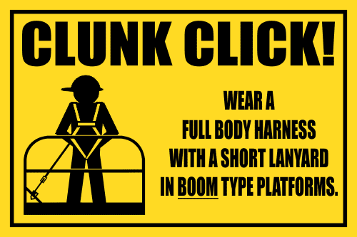 SC25 - Clunk Click Sign