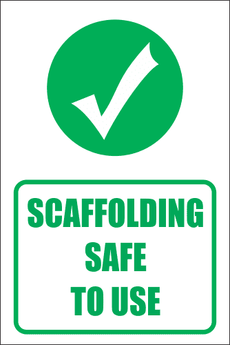 SC3 - Scaffolding Safe Sign