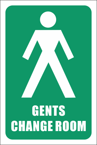 T10 - Gents Change Room Sign