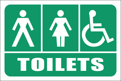 T14 - Combo Toilet Sign