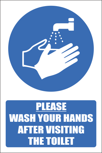 T15 - Please Wash Your Hands Sign