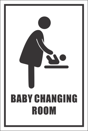 T38 - Baby Changing Room Sign