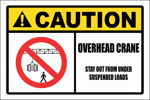 WF35 - Overhead Crane Sign