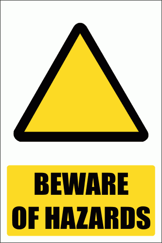 WW1E - General Hazard Explanatory Safety Sign