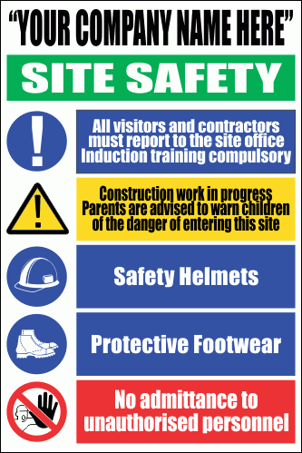 C22C - Site Safety Sign