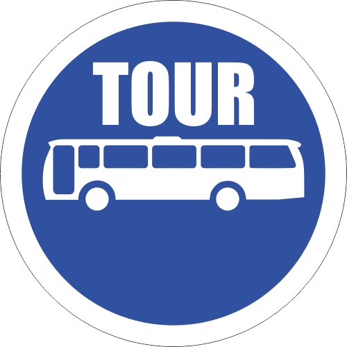 R129 - Tour Buses Only Road Sign