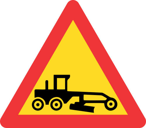 TW337 - Temporary Grader Working Road Sign