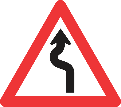 W209 - Winding Road (Left-Right) Road Sign