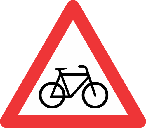 W309 - Cyclists Road Sign