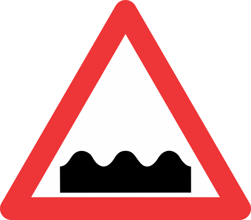 W331 - Uneven Roadway Road Sign