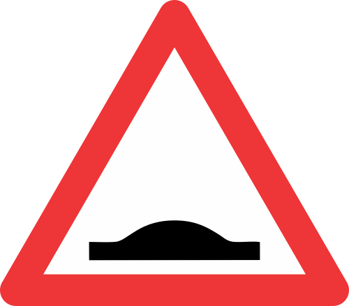 W332 - Speed Hump Road Sign